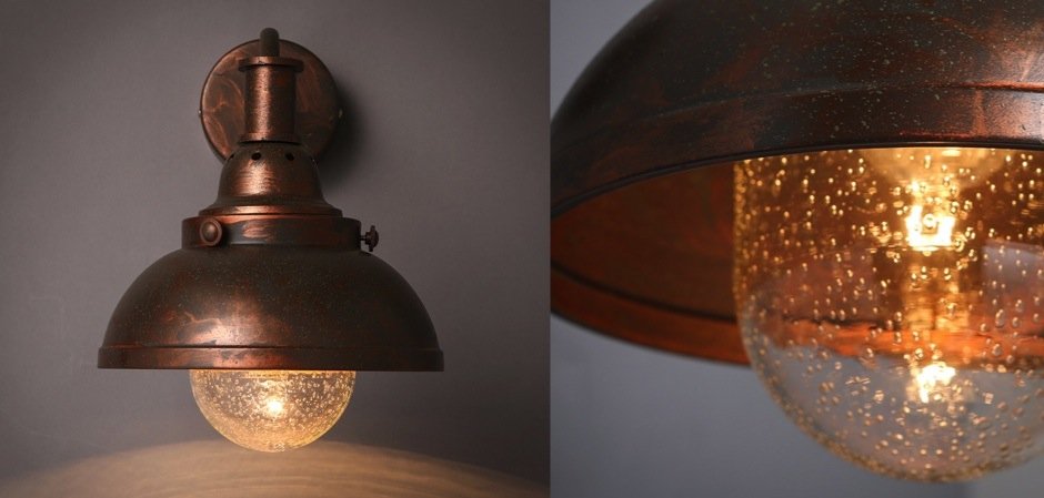 Настеный светильник Old Copper Bra Настеный светильник Old Copper Bra - Loft-Concept в Барнауле