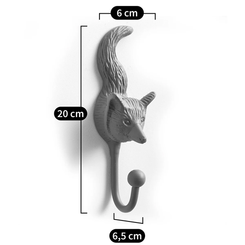 Настенный крючок лиса Fox Wall Hook Green Настенный крючок лиса Fox Wall Hook Green в Барнауле
