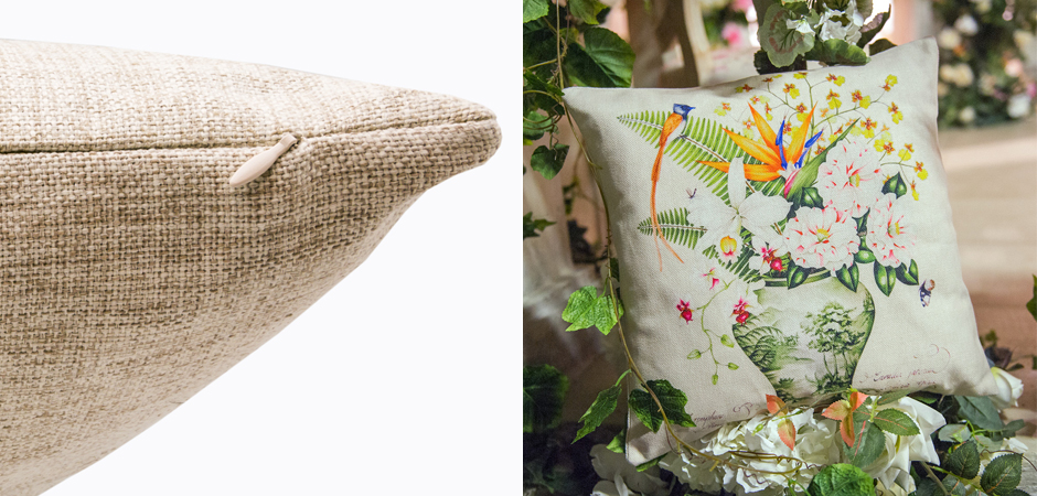 Декоративная подушка Bouquet with Strelitzia Pillow Декоративная подушка Bouquet with Strelitzia Pillow - Loft-Concept в Барнауле