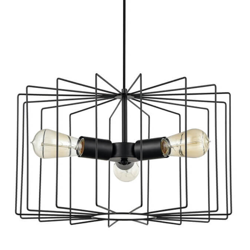 Люстра Cage Wire Color black Черный Люстра Cage Wire Color black Черный в Барнауле | Loft Concept