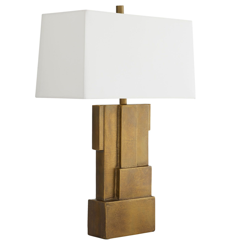 Дизайнерская настольная лампа LEBANON LAMP Коричневый Белый Дизайнерская настольная лампа LEBANON LAMP Коричневый Белый в Барнауле | Loft Concept