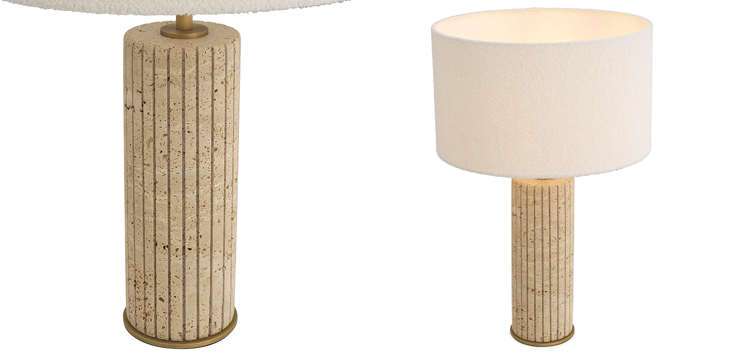 Настольная лампа Eichholtz Table Lamp Giova Round - фото