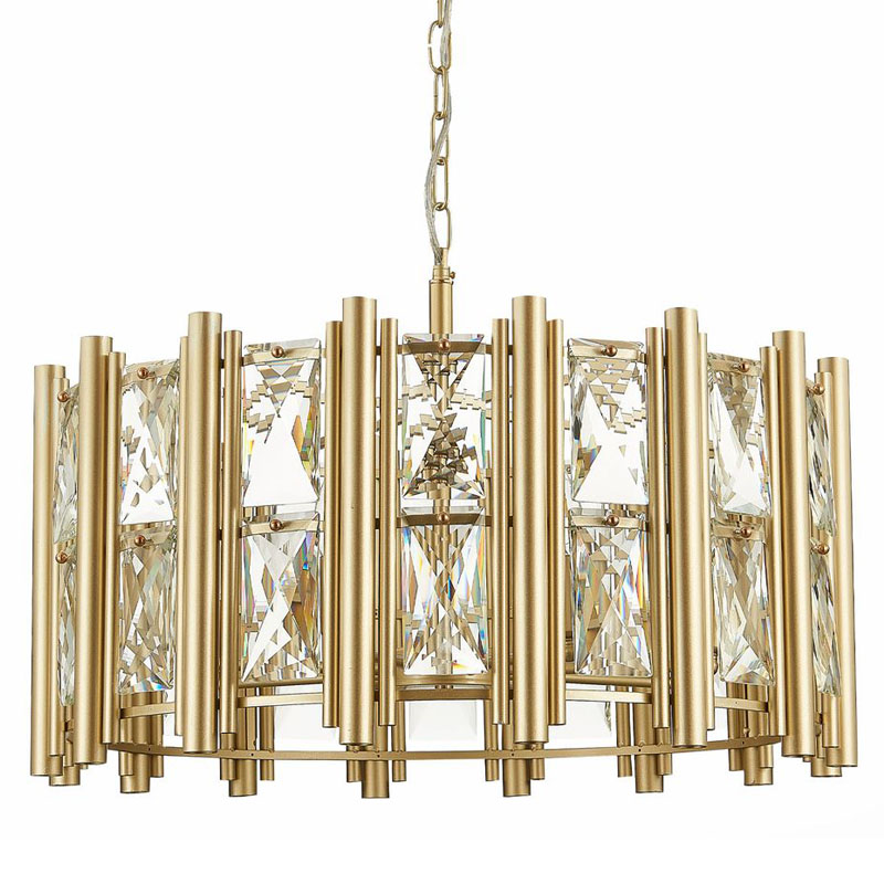 Люстра Rivelen Chandelier D65 Золотой Шампань Прозрачное Стекло Люстра Rivelen Chandelier D65 Золотой Шампань Прозрачное Стекло в Барнауле | Loft Concept
