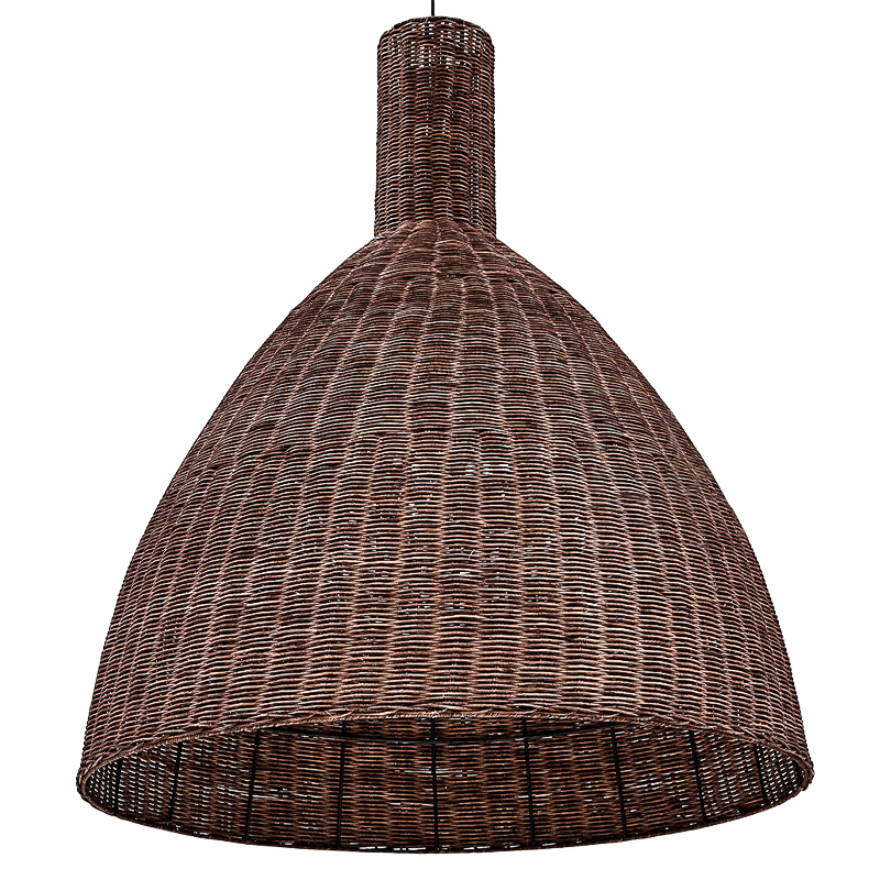 Подвесной светильник Wicker Bell 90 Бежево-серый Подвесной светильник Wicker Bell 90 Бежево-серый в Барнауле | Loft Concept