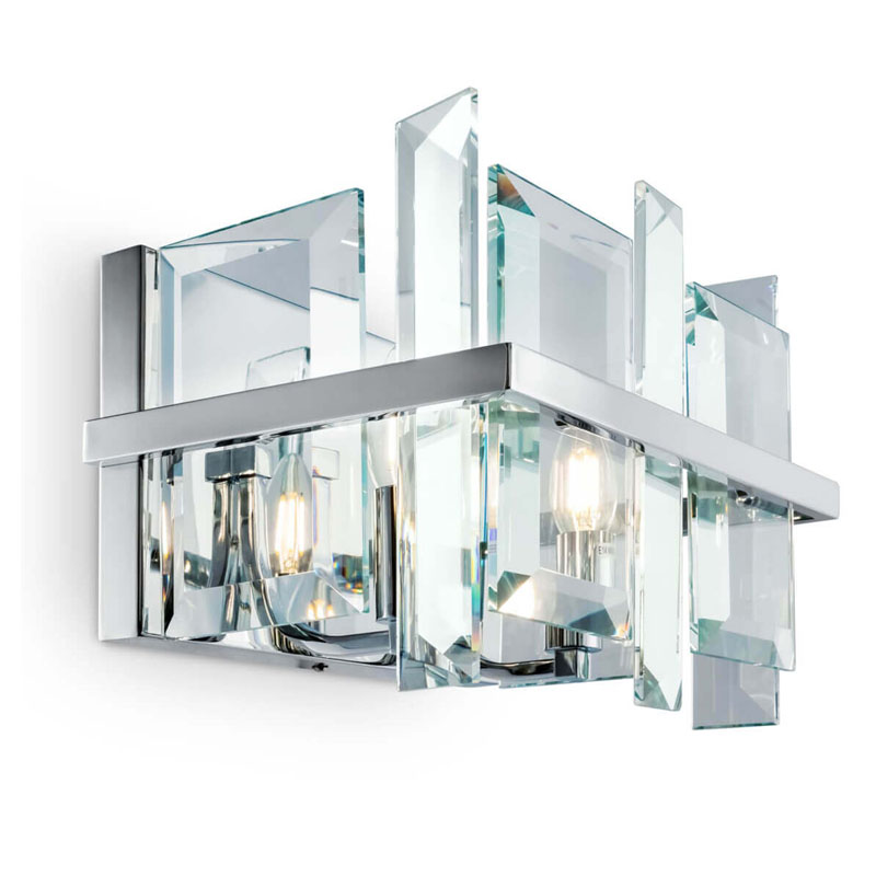 Бра Harlow Crystal Round chrome Хром Бра Harlow Crystal Round chrome Хром в Барнауле | Loft Concept