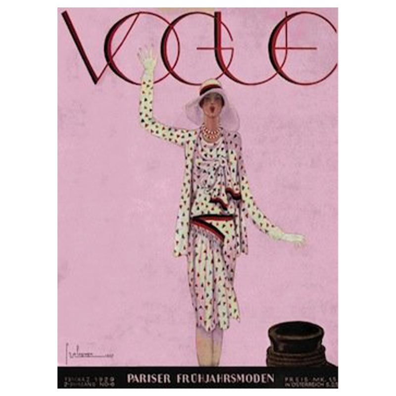 Постер Vogue Cover 1929 March Постер Vogue Cover 1929 March в Барнауле | Loft Concept
