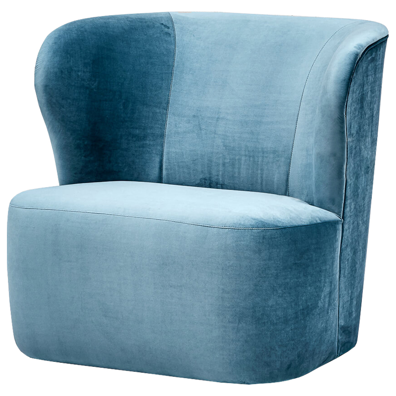 Кресло Hortense Chair Blue Голубой Кресло Hortense Chair Blue Голубой в Барнауле | Loft Concept