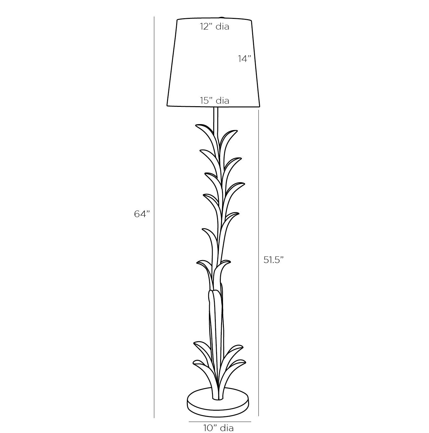 Торшер Arteriors ABBOTT FLOOR LAMP Торшер Arteriors ABBOTT FLOOR LAMP в Барнауле