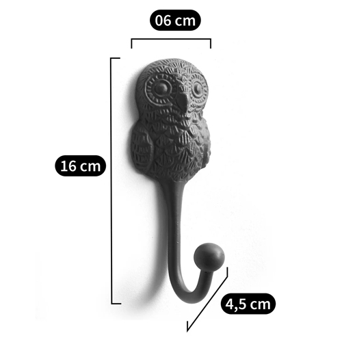 Настенный крючок в виде совы Owl Wall Hook Blue Настенный крючок в виде совы Owl Wall Hook Blue в Барнауле