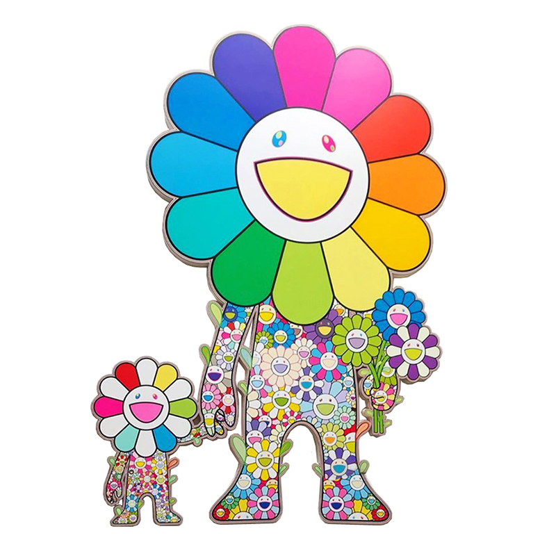 Takashi Murakami Большой Арт-объект на стену Смеющиеся Цветы Мульти Takashi Murakami Большой Арт-объект на стену Смеющиеся Цветы Мульти в Барнауле | Loft Concept
