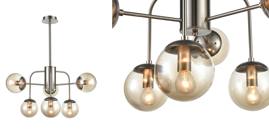 Люстра Amber Balls Chandelier 6 Люстра Amber Balls Chandelier 6 - Loft-Concept в Барнауле