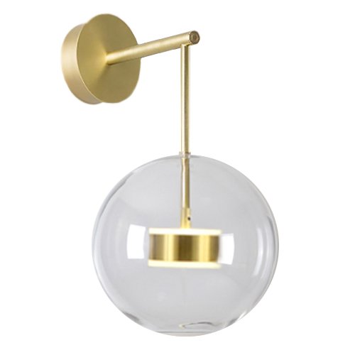 Бра BUBBLE Mono Wall Lamp Латунь Прозрачный (Transparent) Бра BUBBLE Mono Wall Lamp Латунь Прозрачный (Transparent) в Барнауле | Loft Concept