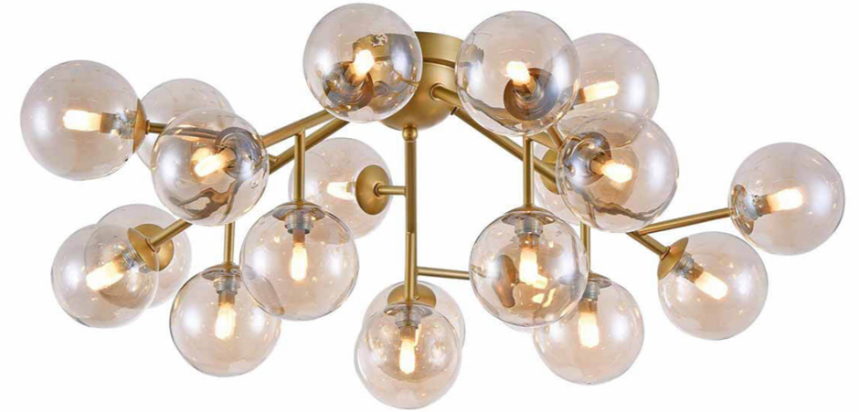 Потолочный Светильник Berries Chandelier Amber 75 Потолочный Светильник Berries Chandelier Amber 75 - Loft-Concept в Барнауле
