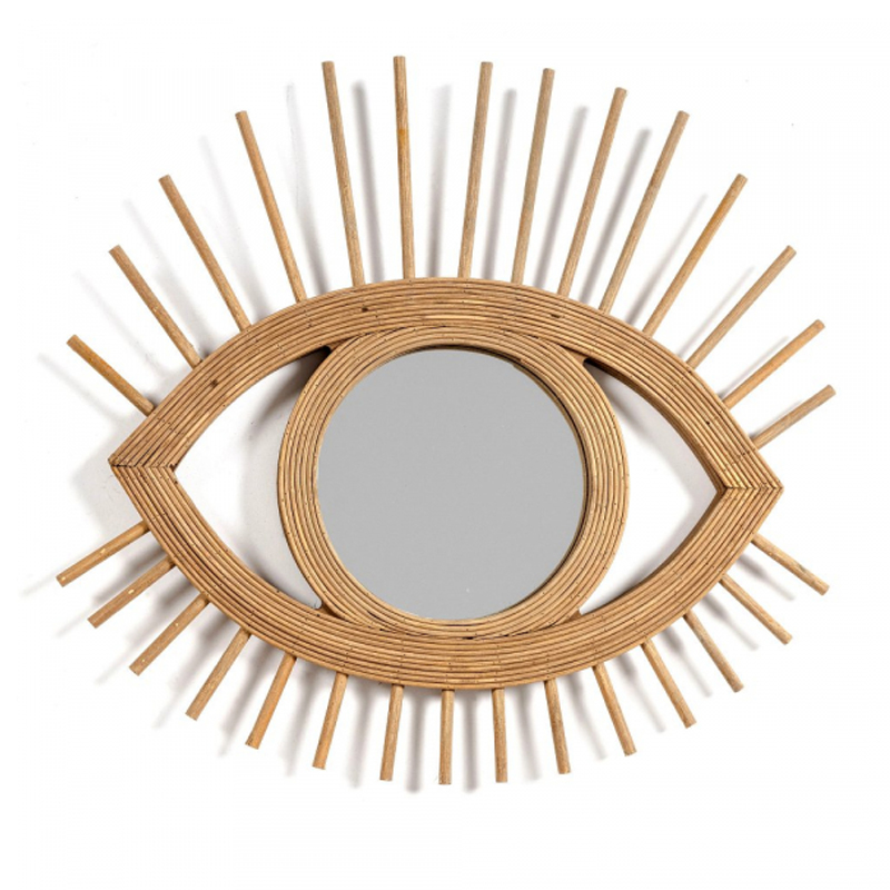 Зеркало Mirror Wooden Eye Коричневый Зеркало Mirror Wooden Eye Коричневый в Барнауле | Loft Concept