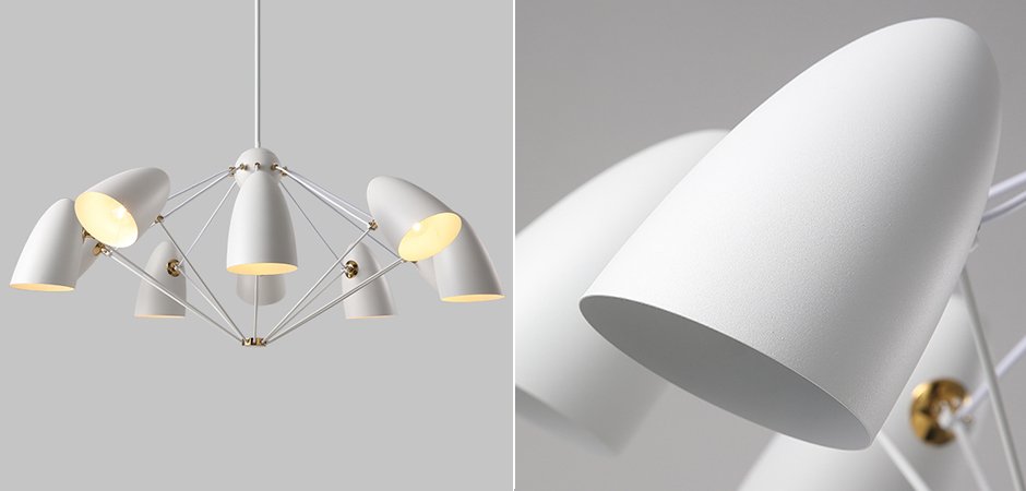 Люстра JLYLITE 10-Light Sputnik Chandelier White Люстра JLYLITE 10-Light Sputnik Chandelier White - Loft-Concept в Барнауле