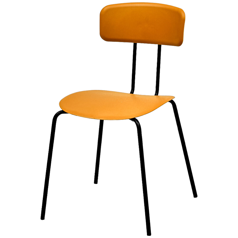 Стул Tyler Loft Stool Orange Оранжевый Черный Стул Tyler Loft Stool Orange Оранжевый Черный в Барнауле | Loft Concept