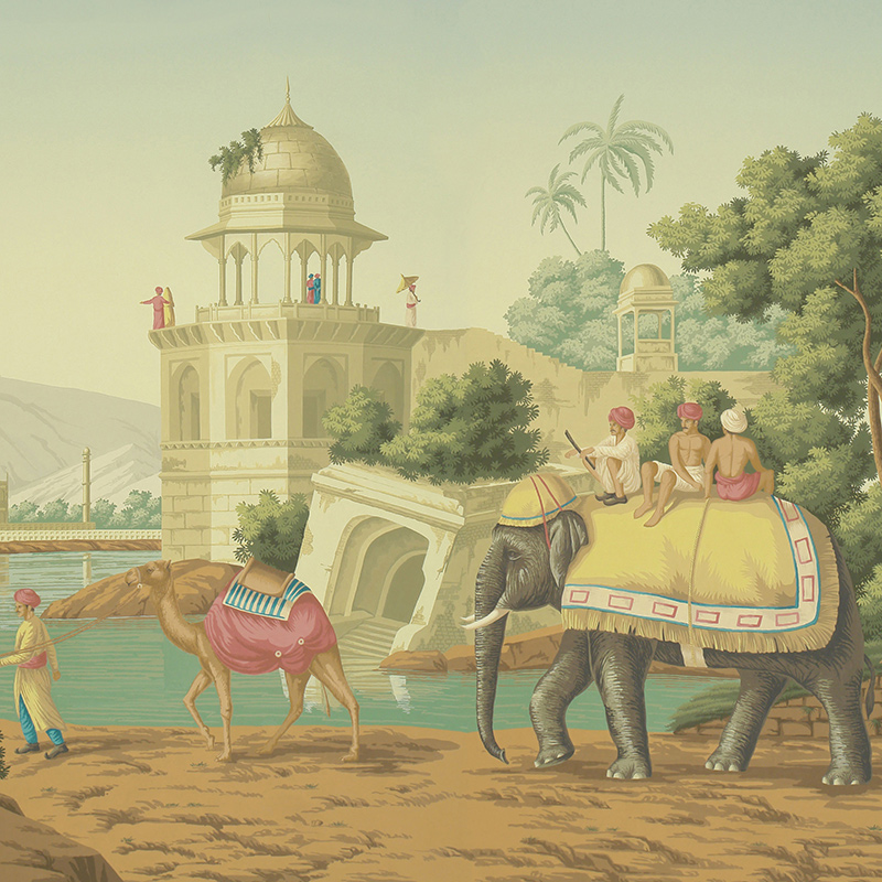 Обои ручная роспись Early Views of India Verdoyant on scenic paper Обои ручная роспись Early Views of India Verdoyant on scenic paper в Барнауле | Loft Concept