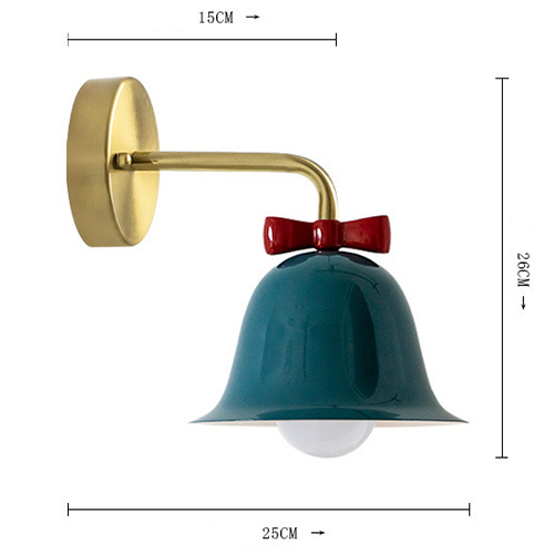 Бра Колокольчик Bell with Bow Deep Blue Wall Lamp Темно-синий Бра Колокольчик Bell with Bow Deep Blue Wall Lamp Темно-синий в Барнауле
