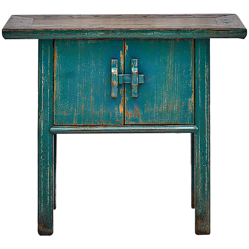Тумба Unner Chinoiserie Nightstand Бирюзовый Тумба Unner Chinoiserie Nightstand Бирюзовый в Барнауле | Loft Concept