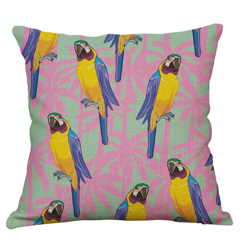 Декоративная подушка Parrots Мульти Декоративная подушка Parrots Мульти в Барнауле | Loft Concept