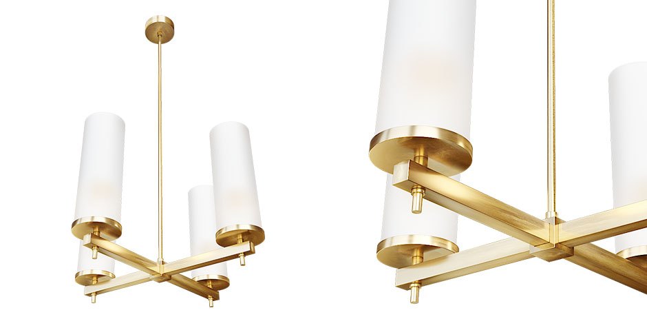 Люстра Дизайнерская Candle Holder 4 лампы Люстра Дизайнерская Candle Holder 4 лампы - Loft-Concept в Барнауле