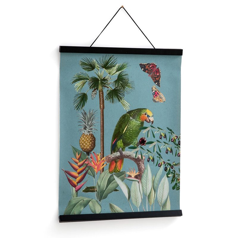 Постер Poster of Plants & Birds попугай Мульти Постер Poster of Plants & Birds попугай Мульти в Барнауле | Loft Concept