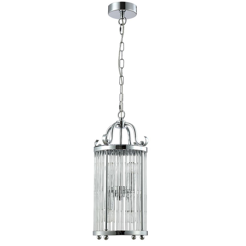 Подвесной светильник Gorden Chrome Hanging Lamp Прозрачное Стекло Хром Подвесной светильник Gorden Chrome Hanging Lamp Прозрачное Стекло Хром в Барнауле | Loft Concept