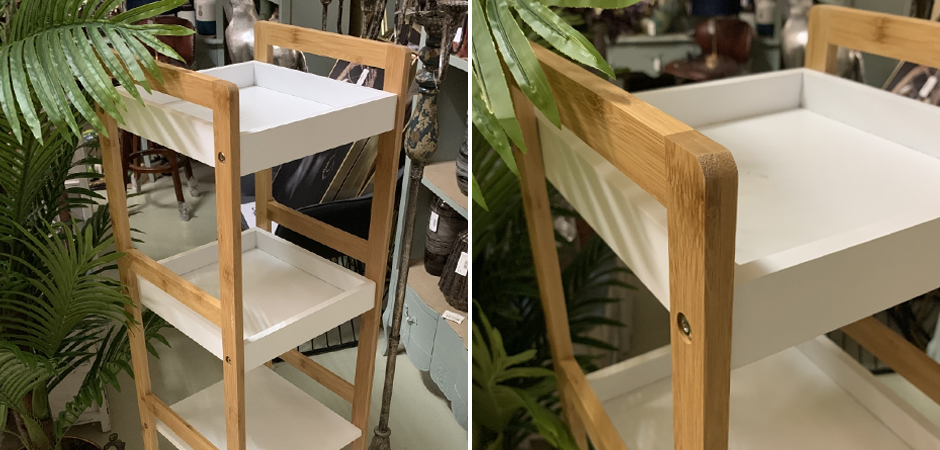 Стеллаж Stockholm White & Beige Slim Стеллаж Stockholm White & Beige Slim - Loft-Concept в Барнауле
