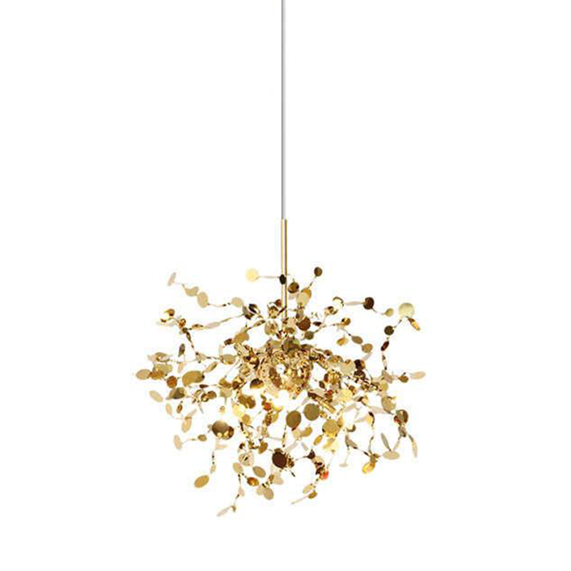 Люстра Terzani Argent Suspension Gold Pendant lamp 50 Золотой Люстра Terzani Argent Suspension Gold Pendant lamp 50 Золотой в Барнауле | Loft Concept