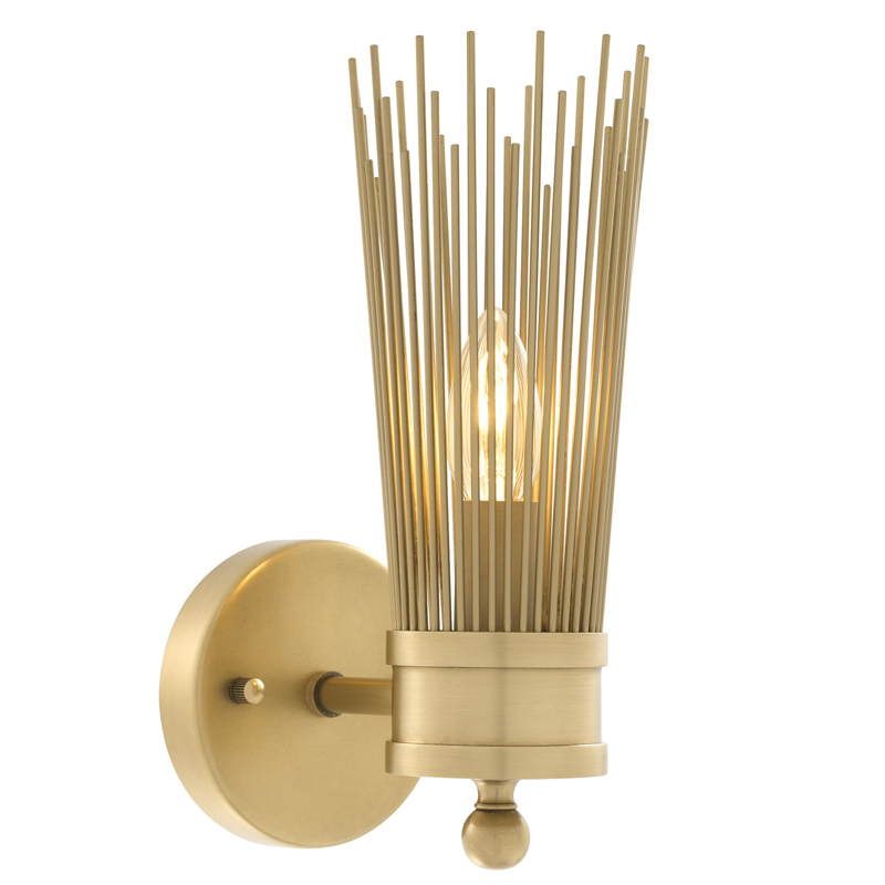 Бра Eichholtz Wall Lamp Romeo Single Латунь Античная полированная Бра Eichholtz Wall Lamp Romeo Single Латунь Античная полированная в Барнауле | Loft Concept