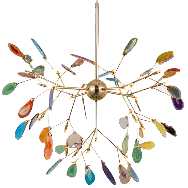 Люстра Agate Multicolor Глянцевое золото Люстра Agate Multicolor Глянцевое золото в Барнауле | Loft Concept