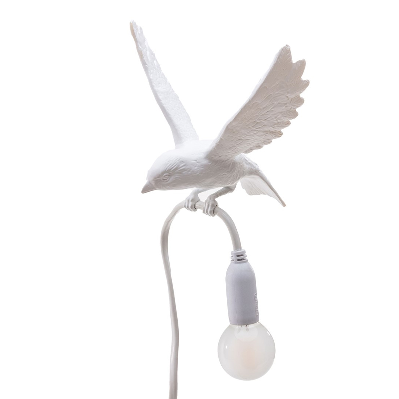Настольная лампа Seletti Sparrow Landing Белый Настольная лампа Seletti Sparrow Landing Белый в Барнауле | Loft Concept