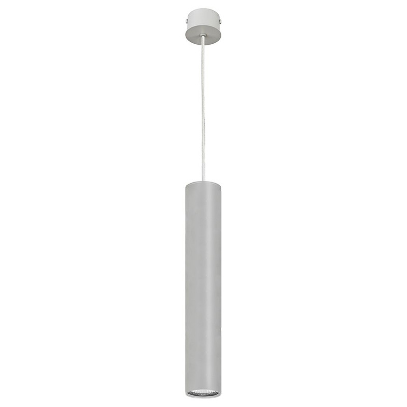 Подвесной светильник Luis Trumpet Tube Silver Lamp 40 Серебряный в Барнауле | Loft Concept 