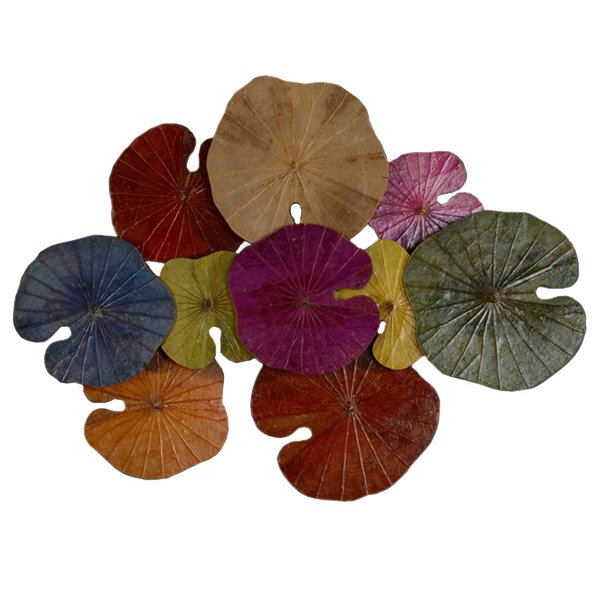 Арт-объект Disc wall art Lotus leaves II Мульти Арт-объект Disc wall art Lotus leaves II Мульти в Барнауле | Loft Concept