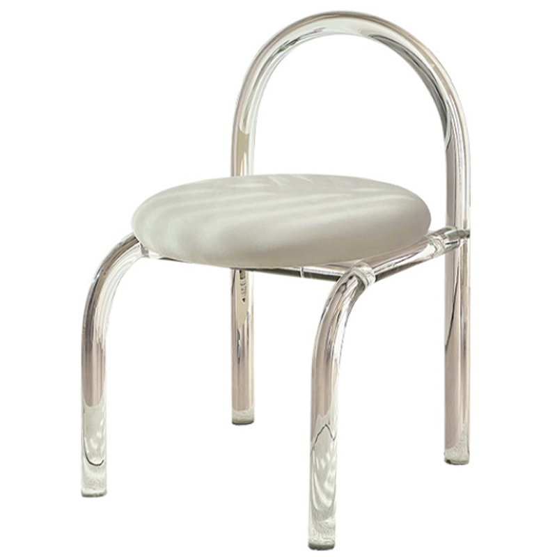 Дизайнерский Стул с ножками из прозрачного Акрила Princesa cristal Chair Прозрачный Белый Дизайнерский Стул с ножками из прозрачного Акрила Princesa cristal Chair Прозрачный Белый в Барнауле | Loft Concept