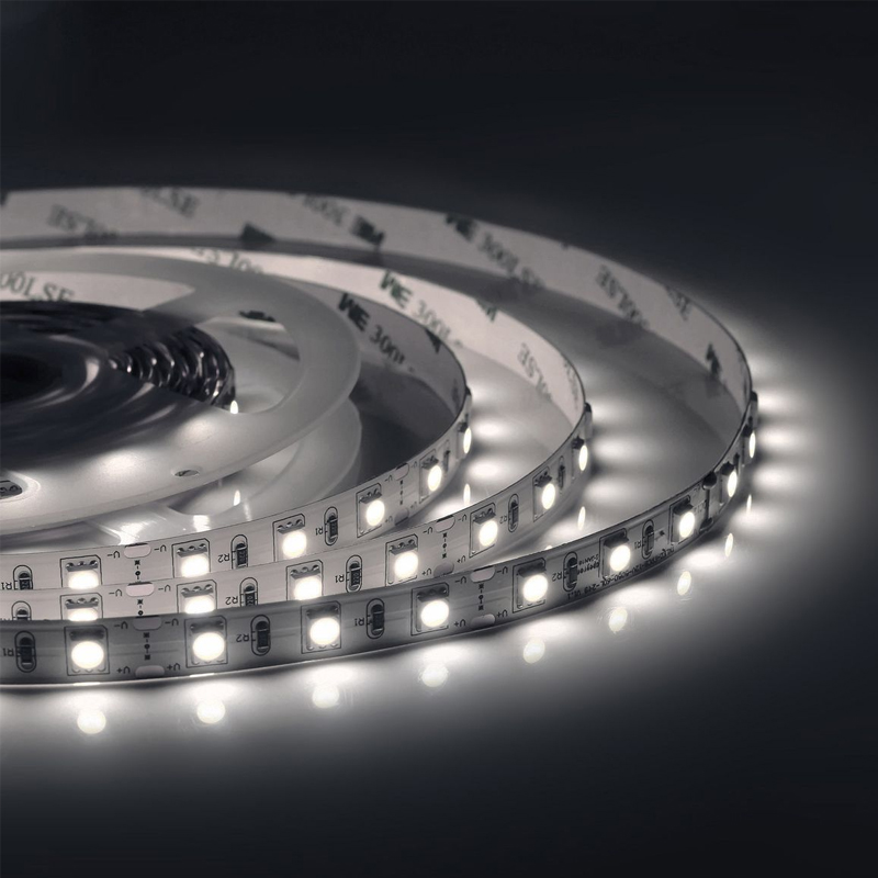 Комплект светодиодной ленты 14,4W/m 60LED/m 5050SMD холодный белый Белый Комплект светодиодной ленты 14,4W/m 60LED/m 5050SMD холодный белый Белый в Барнауле | Loft Concept