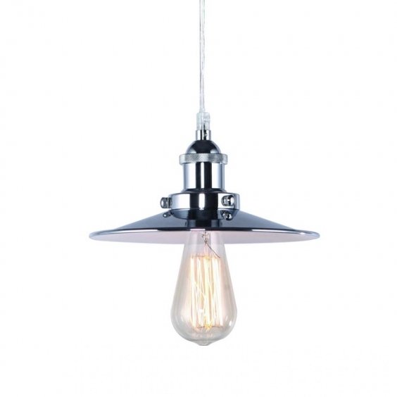 Подвесной светильник 20TH C. Factory Filament Metal Single Pendant Хром Подвесной светильник 20TH C. Factory Filament Metal Single Pendant Хром в Барнауле | Loft Concept