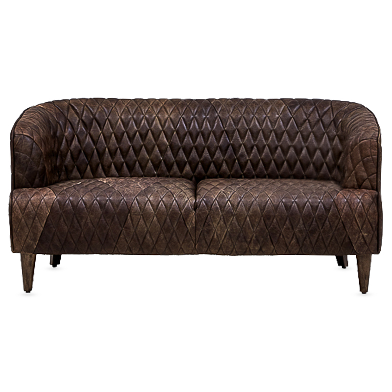 Диван Rhombuses Upholstery Sofa Коричневый Диван Rhombuses Upholstery Sofa Коричневый в Барнауле | Loft Concept