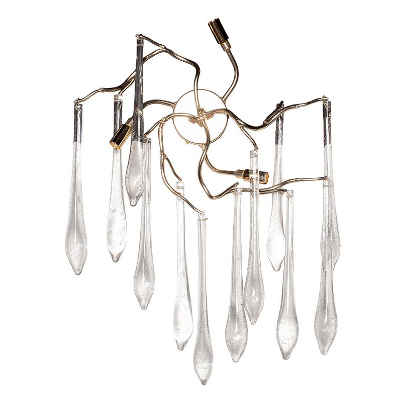 Бра Droplet Branches Champagne Wall Lamp Золотой Шампань Бра Droplet Branches Champagne Wall Lamp Золотой Шампань в Барнауле | Loft Concept