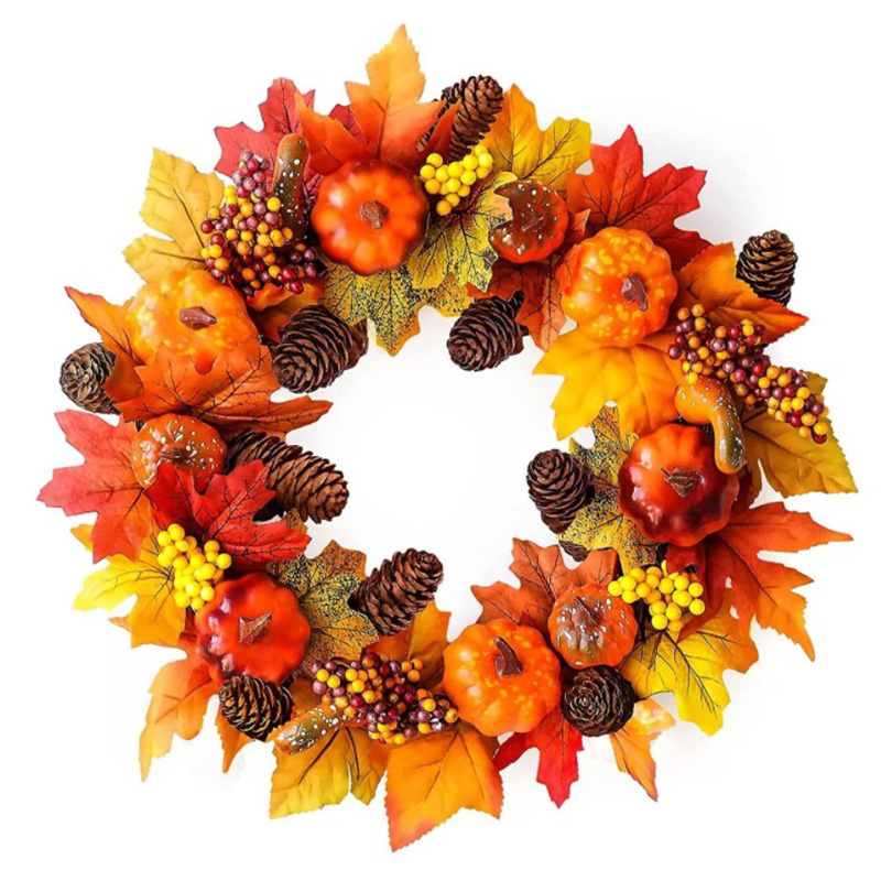 Аксессуар на стену Halloween Wreath II Оранжевый Коричневый Желтый Аксессуар на стену Halloween Wreath II Оранжевый Коричневый Желтый в Барнауле | Loft Concept
