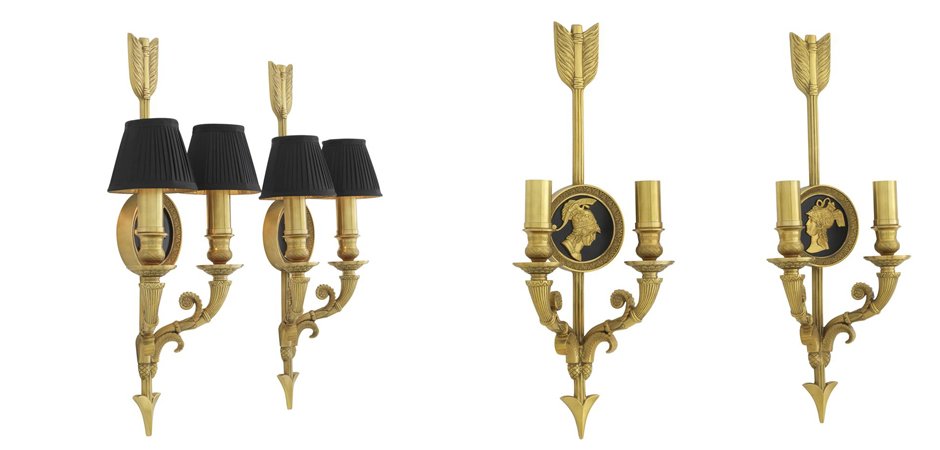 Комплект из 2-х бра Eichholtz Wall Lamp Tiberius Комплект из 2-х бра Eichholtz Wall Lamp Tiberius - Loft-Concept в Барнауле