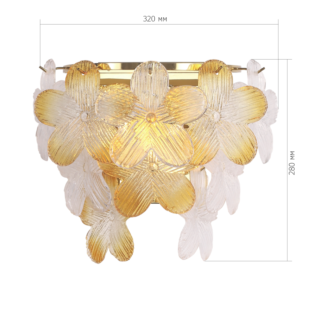 Бра с цветочными мотивами Light Floral Glow в Барнауле