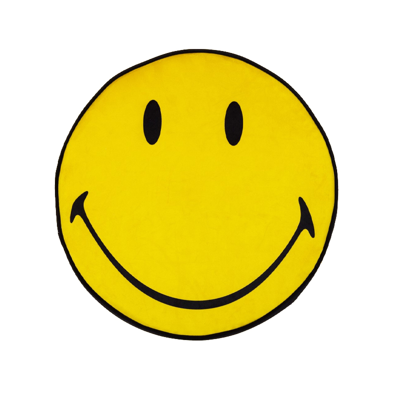 Подушка Seletti Classic Smiley Желтый Черный Подушка Seletti Classic Smiley Желтый Черный в Барнауле | Loft Concept