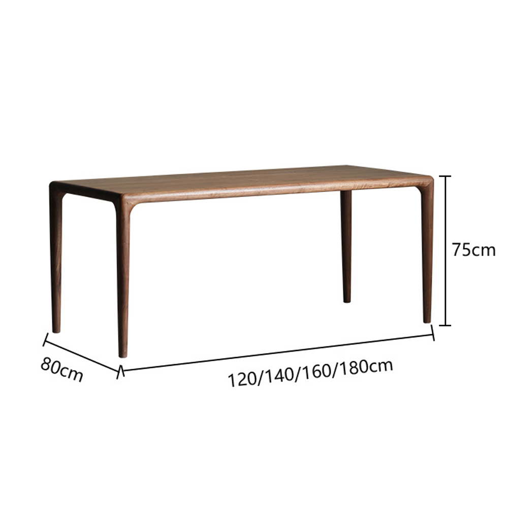 Стол обеденный деревянный с прямоугольной столешницей Walnut Wood Table Стол обеденный деревянный с прямоугольной столешницей Walnut Wood Table в Барнауле