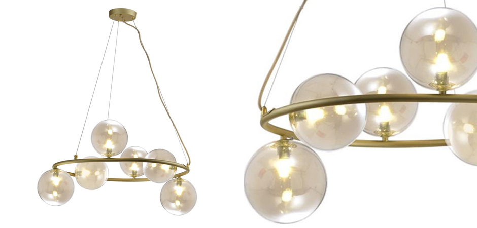 Люстра Bubble Glass Матовое золото Люстра Bubble Glass Матовое золото - Loft-Concept в Барнауле
