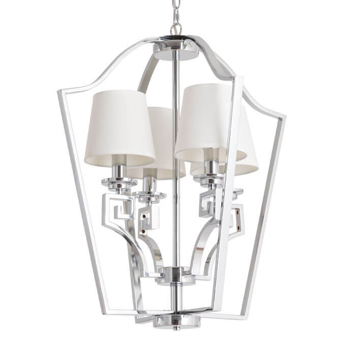 Люстра Lantern Presidential Chromium Хром Белый Люстра Lantern Presidential Chromium Хром Белый в Барнауле | Loft Concept