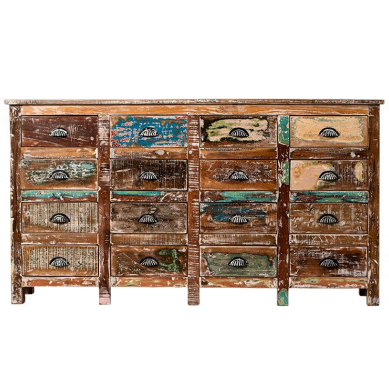 Комод под старину 16 ящиков в стиле Лофт Antique Wood 16 boxes Мульти Комод под старину 16 ящиков в стиле Лофт Antique Wood 16 boxes Мульти в Барнауле | Loft Concept