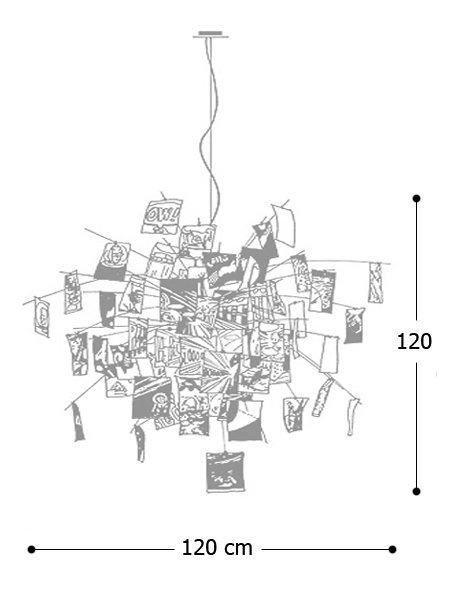 Светильник Zettel Z 5 Ingo Maurer text в Барнауле