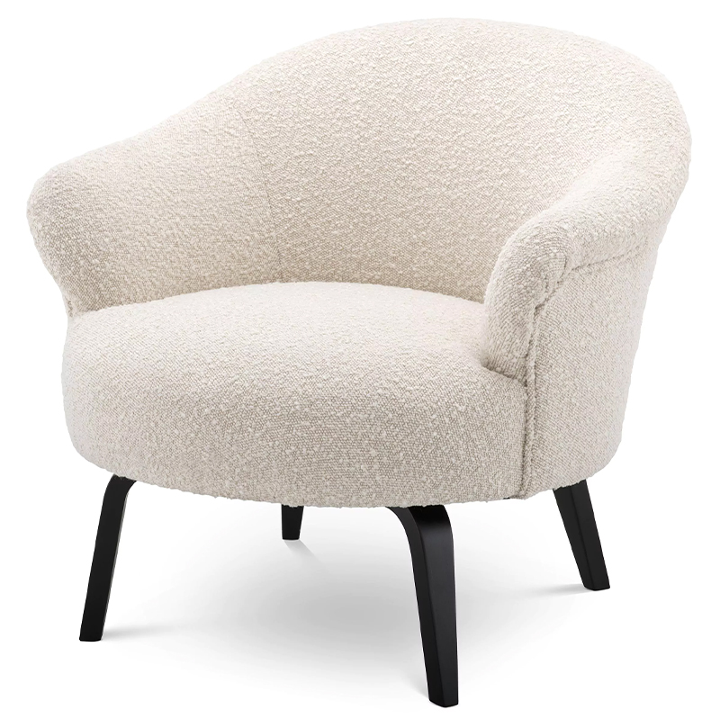 Кресло Eichholtz Chair Moretti Boucle Бежевый Черный Кремовый Черный Кресло Eichholtz Chair Moretti Boucle Бежевый Черный Кремовый Черный в Барнауле | Loft Concept