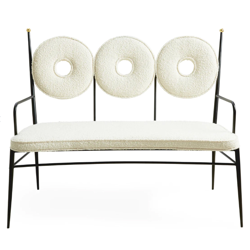 Банкетка Rondo Bench ivory ( слоновая кость ) Банкетка Rondo Bench ivory ( слоновая кость ) в Барнауле | Loft Concept